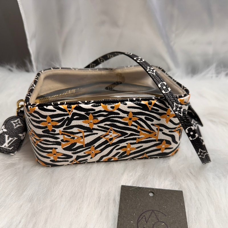 現貨 LV jungle叢林系列 透明PVC果凍包 肩背包-5