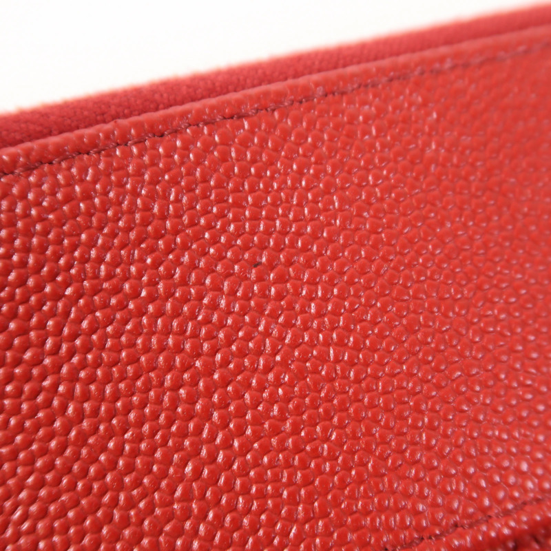 CHANEL 牛皮皮革Clutch金扣手拿包-13