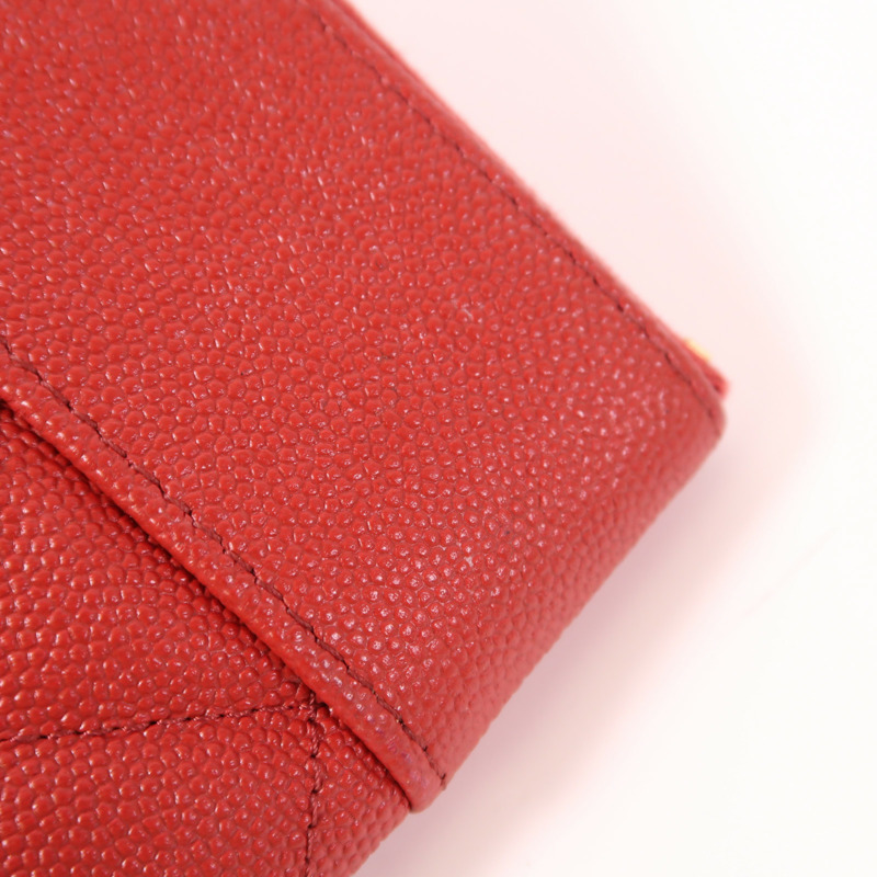 CHANEL 牛皮皮革Clutch金扣手拿包-14