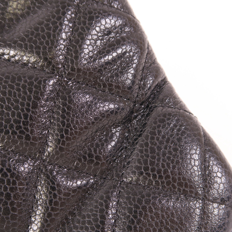 CHANEL 牛皮皮革Classic Zipped Pouch銀扣手拿包-11