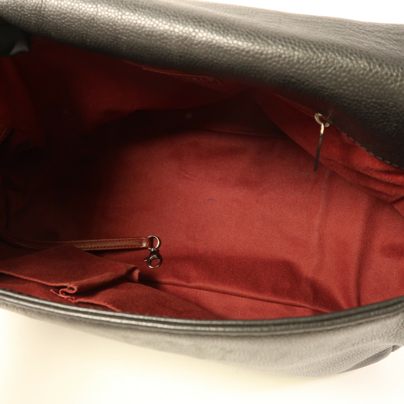 CHANEL 牛皮皮革Chain Shoulder銀扣鏈帶肩背袋-4