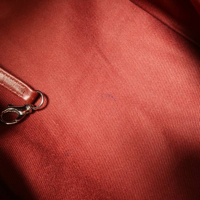 CHANEL 牛皮皮革Chain Shoulder銀扣鏈帶肩背袋-17