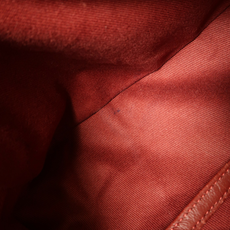 CHANEL 牛皮皮革Chain Shoulder銀扣鏈帶肩背袋-18