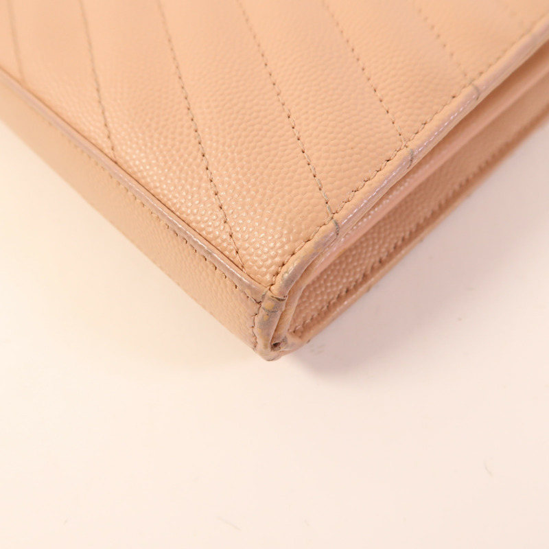 SAINT LAURENT 牛皮皮革Cassandra Classic金扣鏈帶肩背袋-11