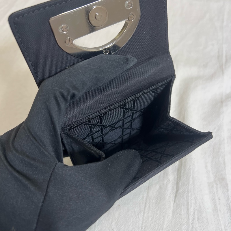 Christian Dior 斑馬紋馬毛短夾-10