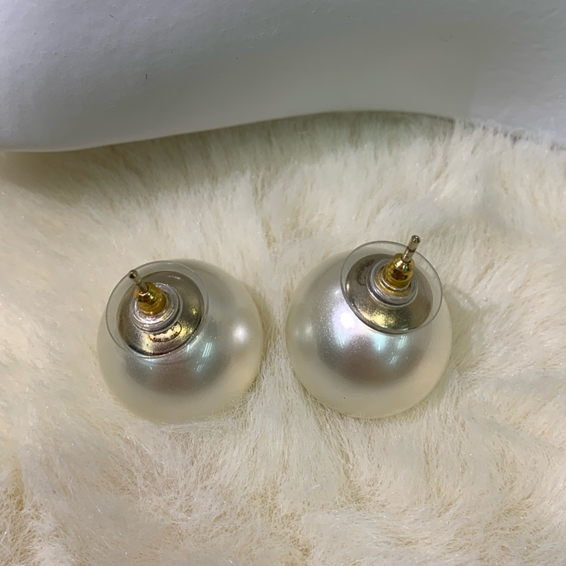 Chanel 香奈兒珍珠孖C耳環 X762-6