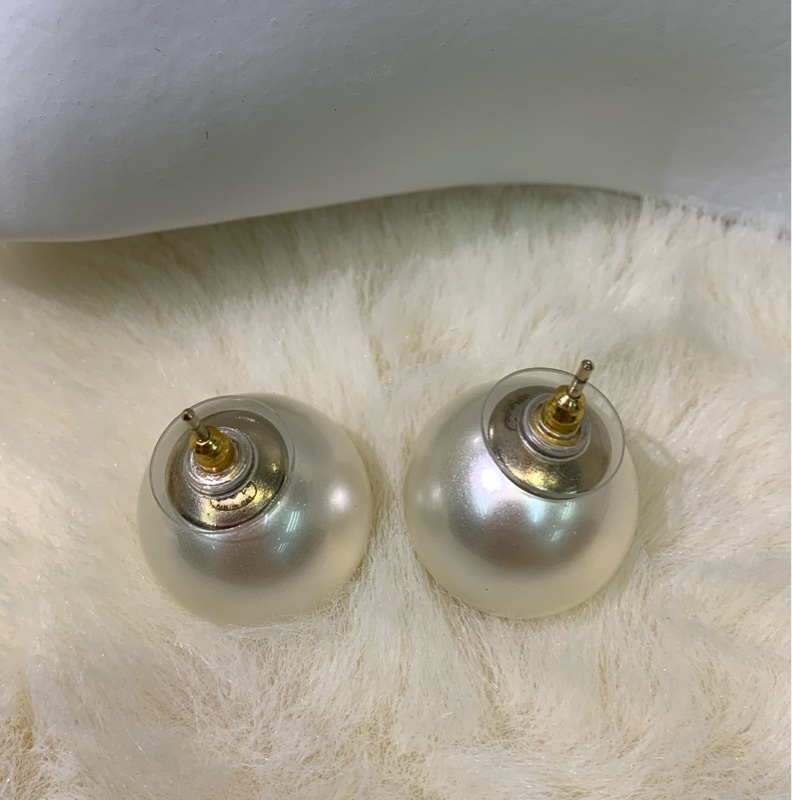 Chanel 香奈兒珍珠孖C耳環 X762-9