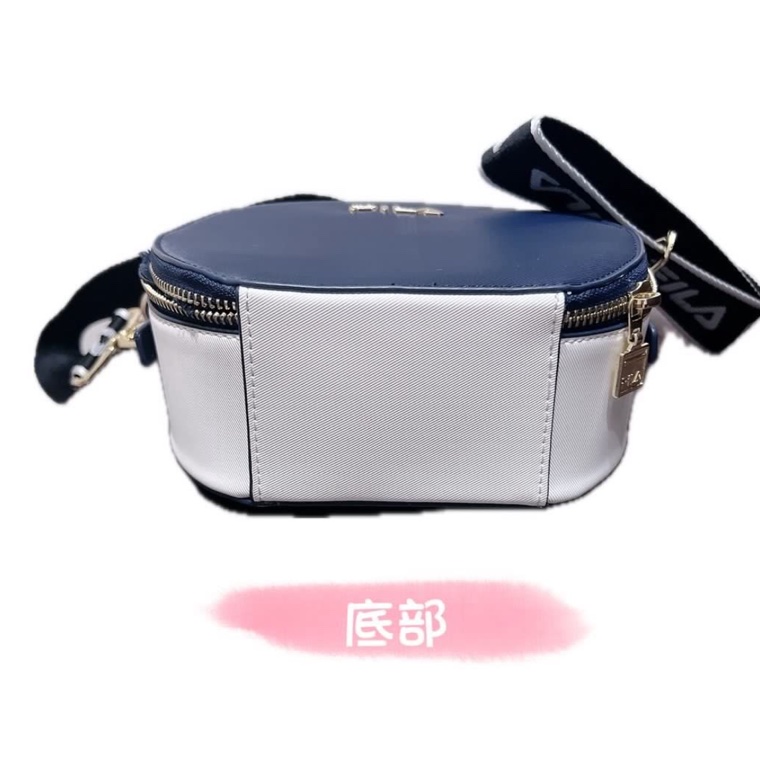 FILA-小圓斜背包-丈青色-7