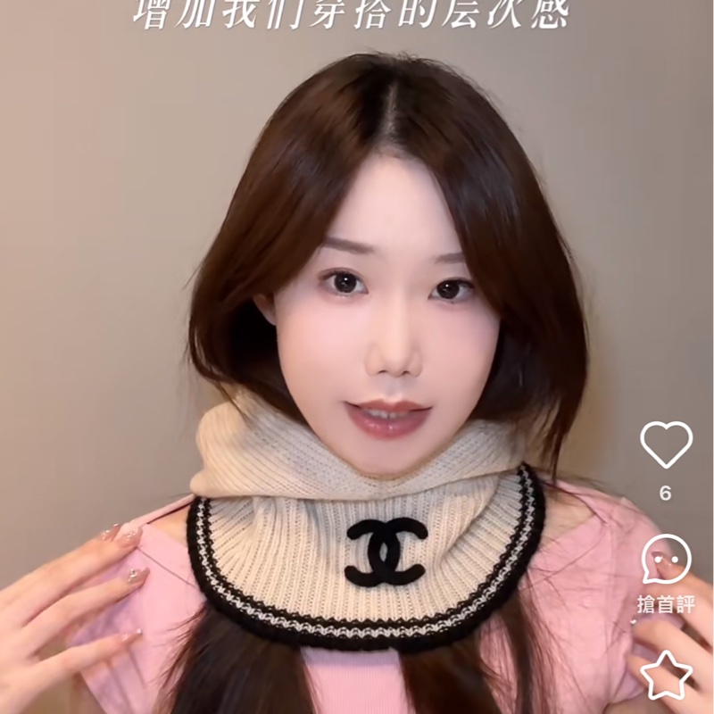 Chanel 25B 圍巾冷帽-3