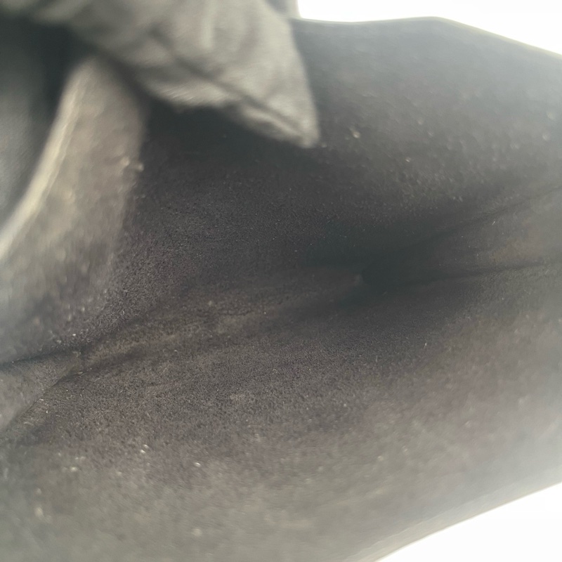 「JL精品代購」 愛馬仕黑色小牛皮斜挎信封包-10