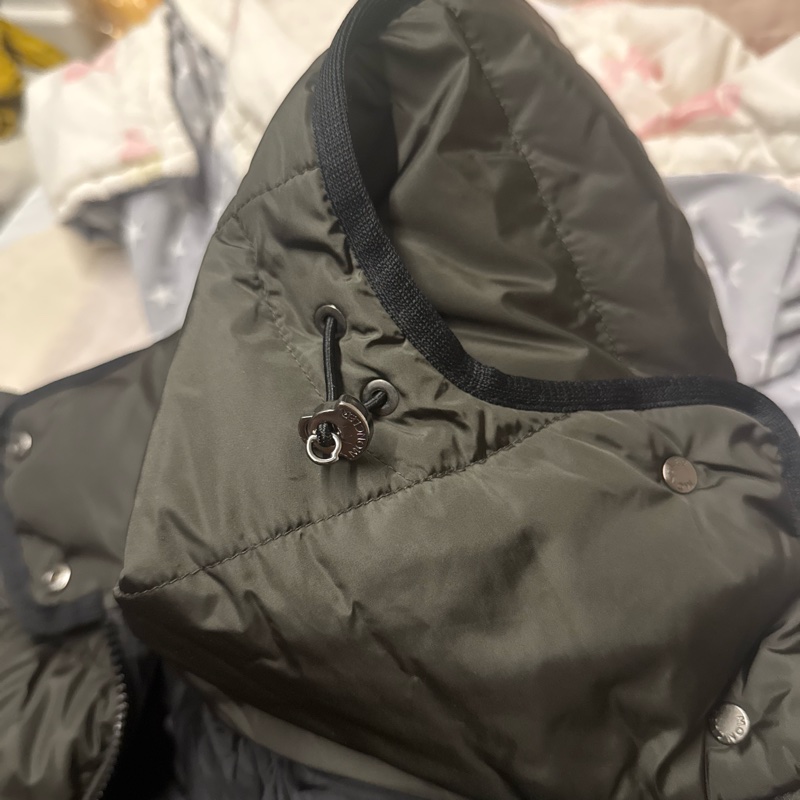 MONCLER Betulong dark green puffer jacket墨綠色長版外套-10