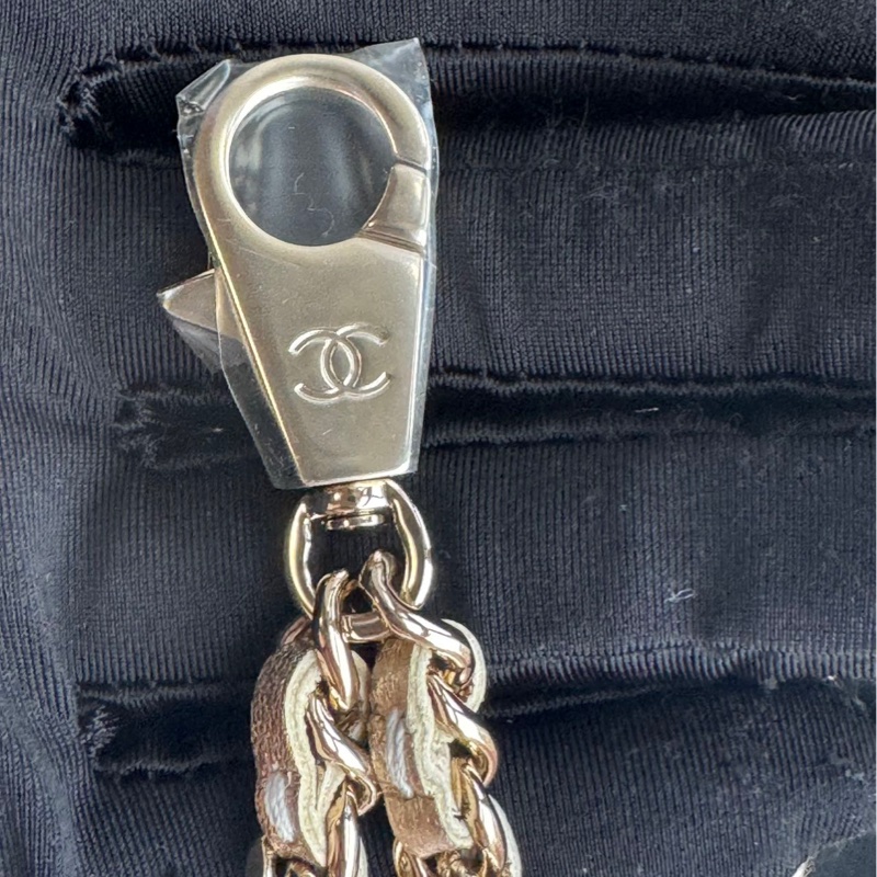 Chanel金色雙子星零錢包掛件 VIC禮品-2