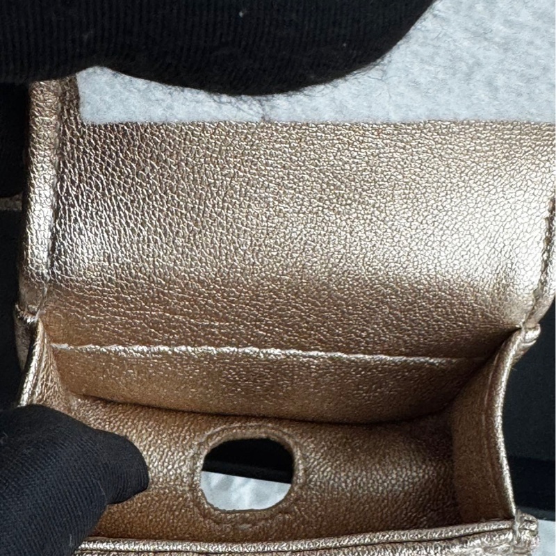 Chanel金色雙子星零錢包掛件 VIC禮品-8