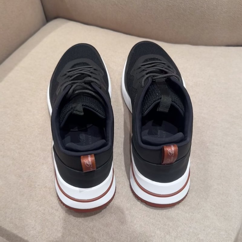 🎉新品好折扣✨Loro Piana FAM1718 男款超細纖維 Week-End Walk 運動鞋 黑色 EU39/39.5/40/40.5/41/41.5/42/42.5(購買請告知所需尺寸)-3