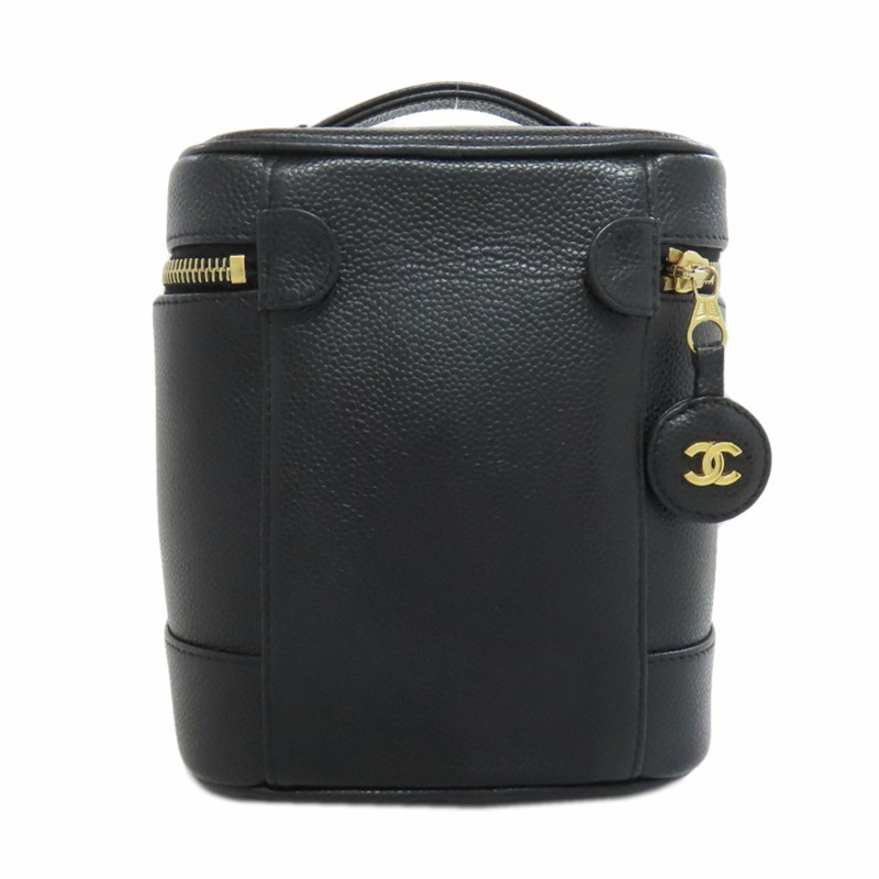 香奈兒女士粒面小牛皮化妝包-1