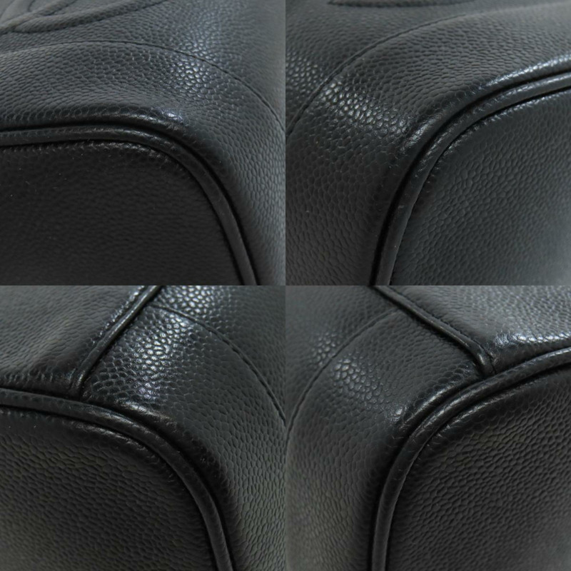 香奈兒女士粒面小牛皮化妝包-9