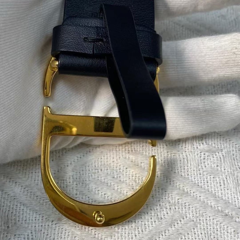 迪奧Dior黑金腰帶 皮帶-1