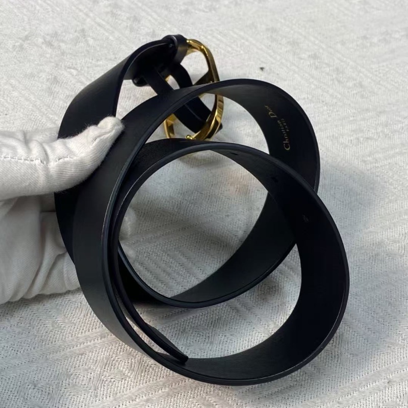 迪奧Dior黑金腰帶 皮帶-4