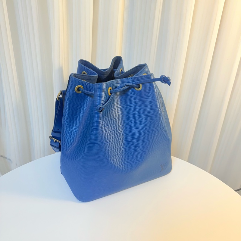 ✔️LOUIS VUITTON LV 路易威登 Epi Noe M44105 水波紋水桶包／藍色-1