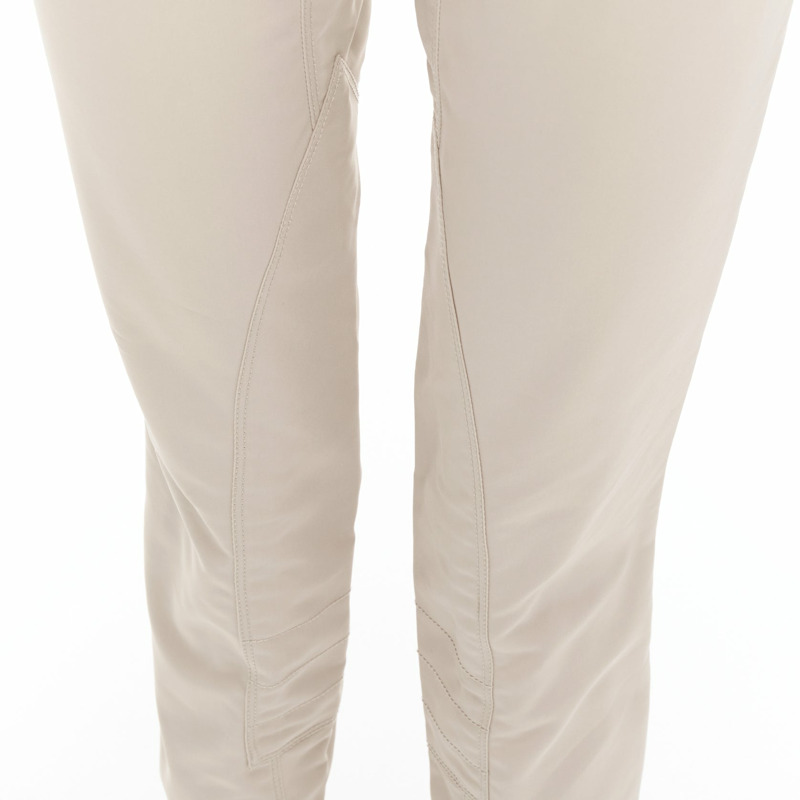 PRADA 2010 beige cotton blend low waist tapered pants IT40 S-6