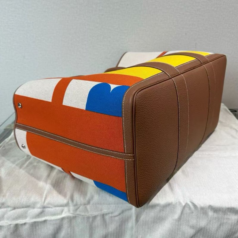✨HERMES 23年春夏花園50手提包50*36*25.3 全新閒置配件:盒子塵袋-4
