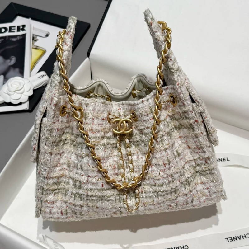 Chanel香奈兒25A高級手工坊限定毛呢25bag小號-0