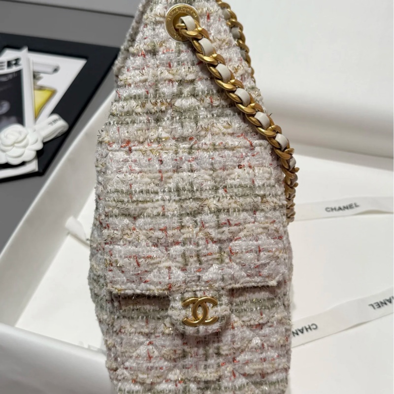 Chanel香奈兒25A高級手工坊限定毛呢25bag小號-2