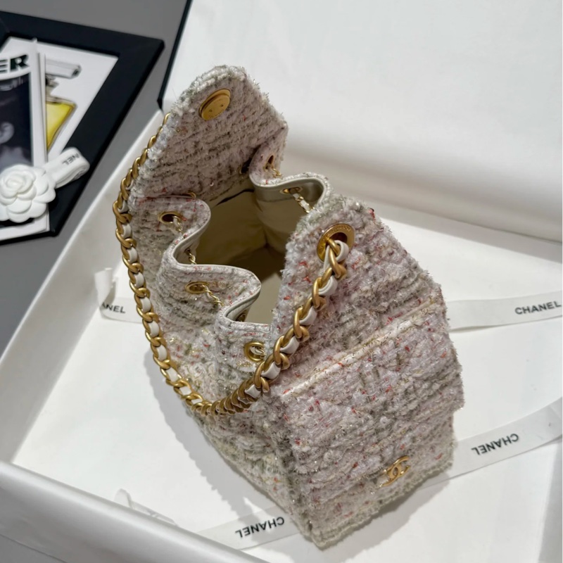 Chanel香奈兒25A高級手工坊限定毛呢25bag小號-3