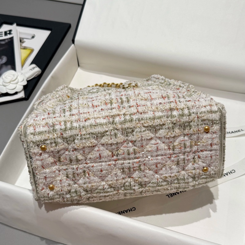 Chanel香奈兒25A高級手工坊限定毛呢25bag小號-4