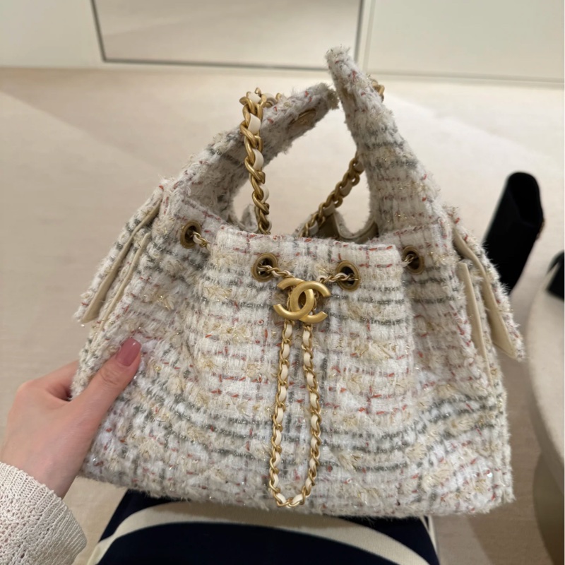 Chanel香奈兒25A高級手工坊限定毛呢25bag小號-8