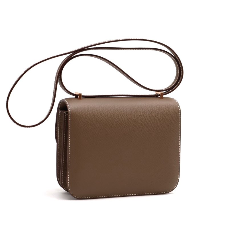 HERMES Mini Constance 19 - 灰玫瑰金-1