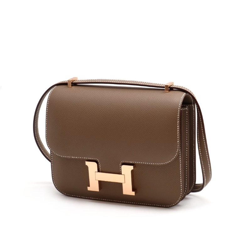 HERMES Mini Constance 19 - 灰玫瑰金-6