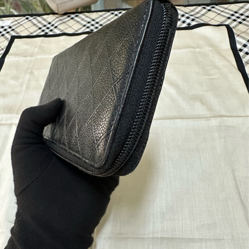 香奈兒 CHANEL 魚子醬牛皮長夾-2