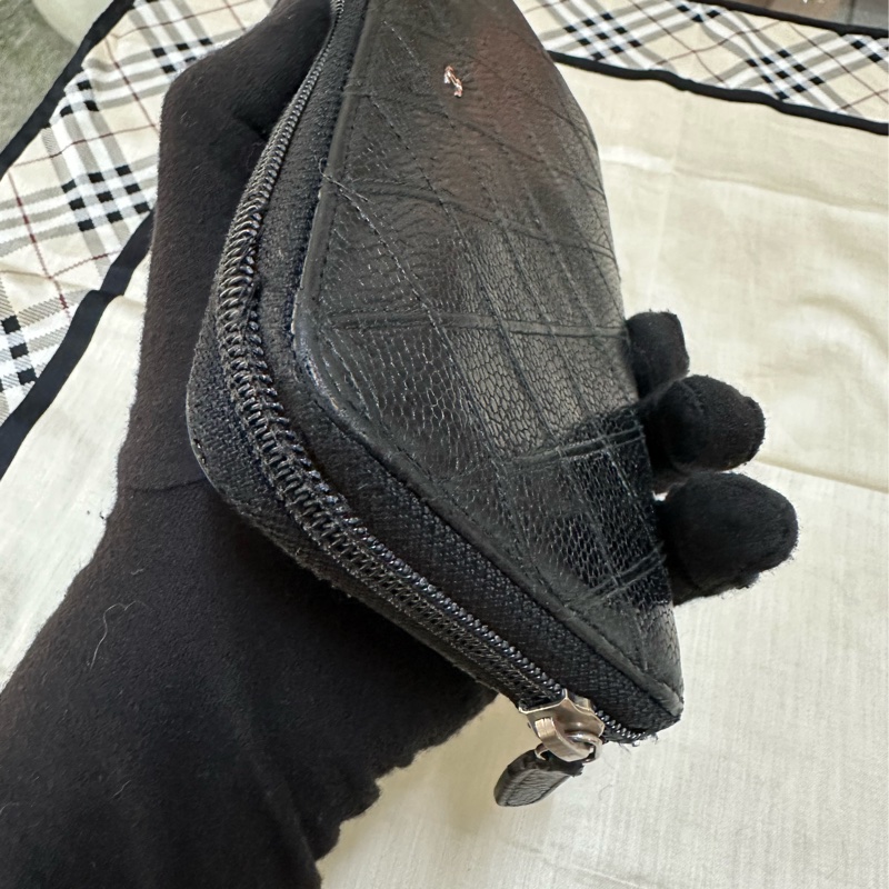 香奈兒 CHANEL 魚子醬牛皮長夾-11