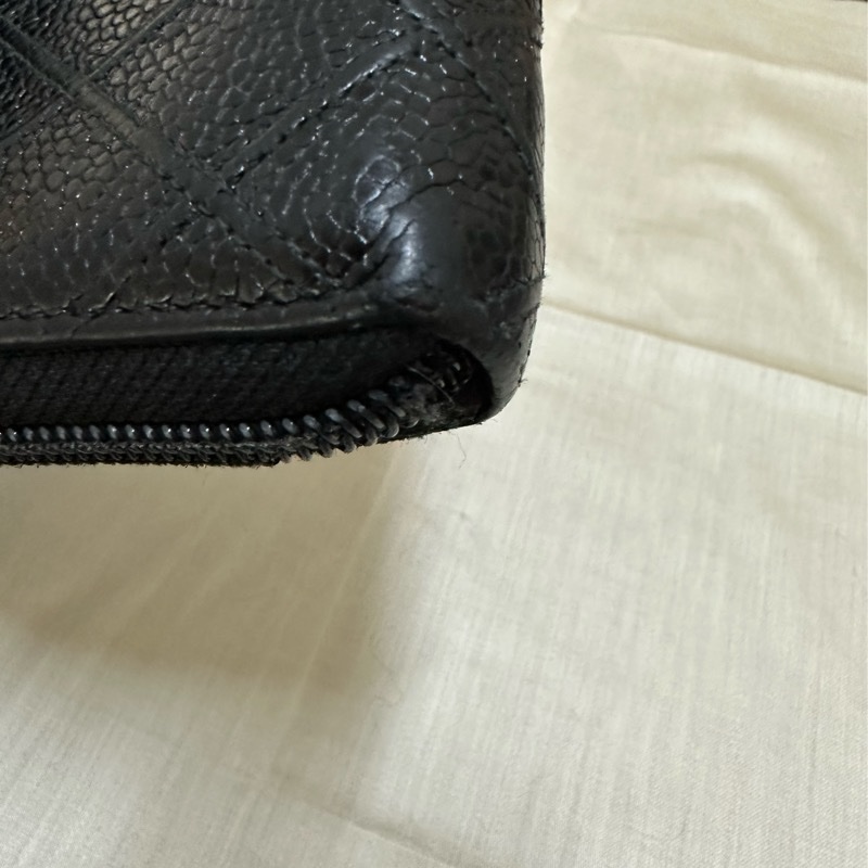 香奈兒 CHANEL 魚子醬牛皮長夾-30