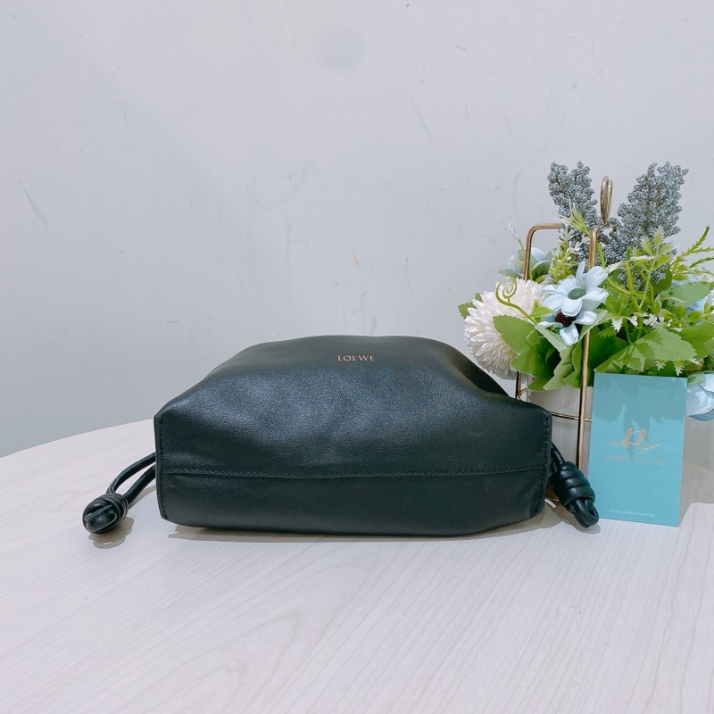 TK1752 Loewe 羅意威純黑色納帕小牛皮肩背袋Flamenco Clutch Small Nappa Calfskin Black X GHW-14