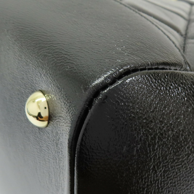 黑色 菱格紋 亮面牛皮 Large 31 兩用包【CHANEL 香奈兒】 AS4855-12