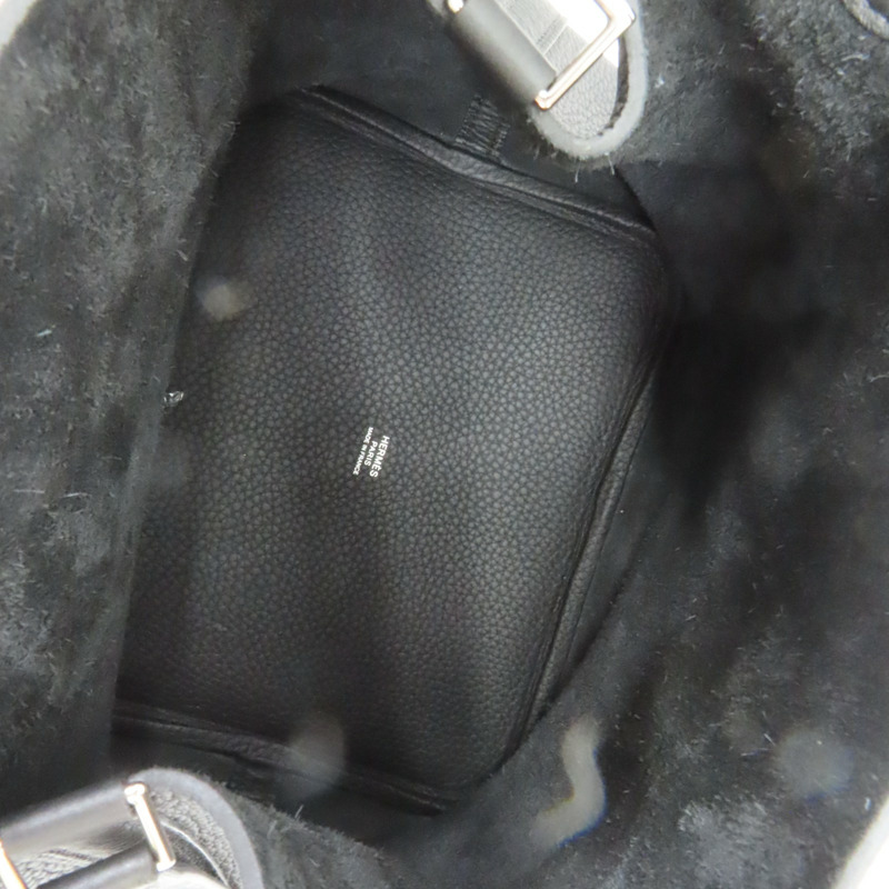 黑色 TC牛皮 Picotin22 手提包 K刻-4