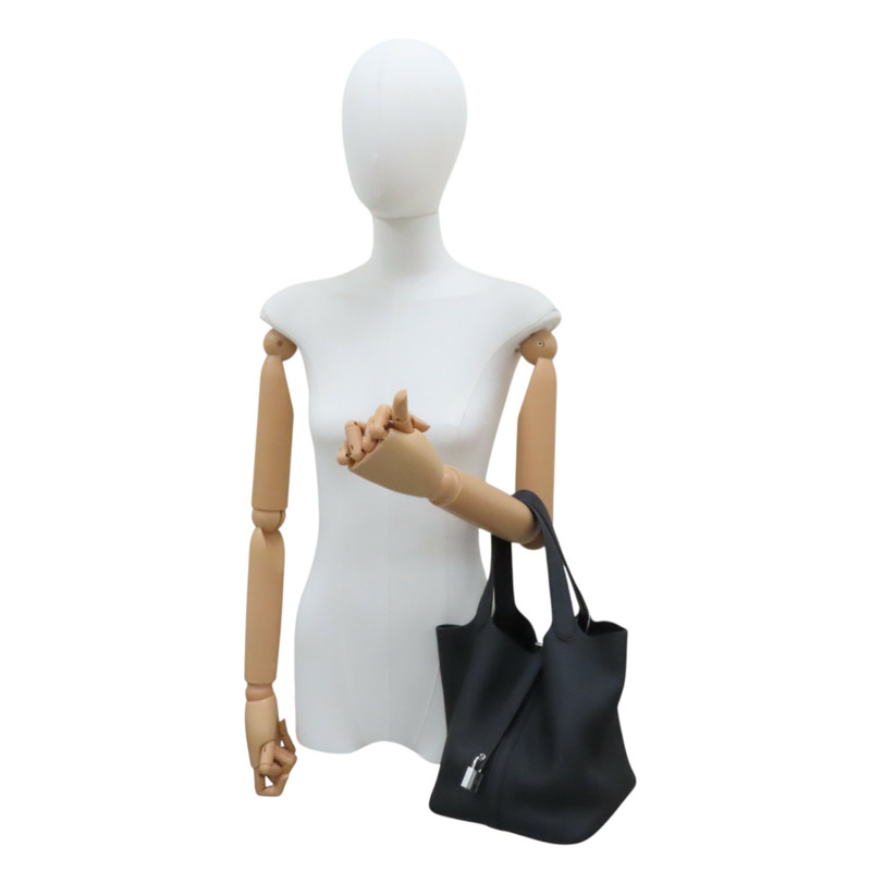 黑色 TC牛皮 Picotin22 手提包 K刻-7