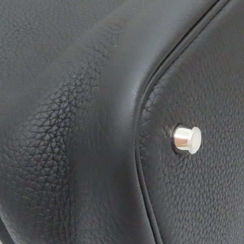 黑色 TC牛皮 Picotin22 手提包 K刻-8