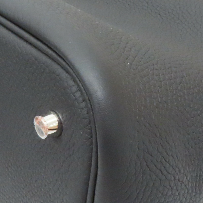 黑色 TC牛皮 Picotin22 手提包 K刻-9