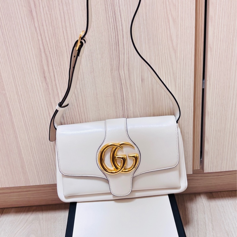 GUCCI 9新 超可愛 Marmont #GUCCI#馬夢#白金-0