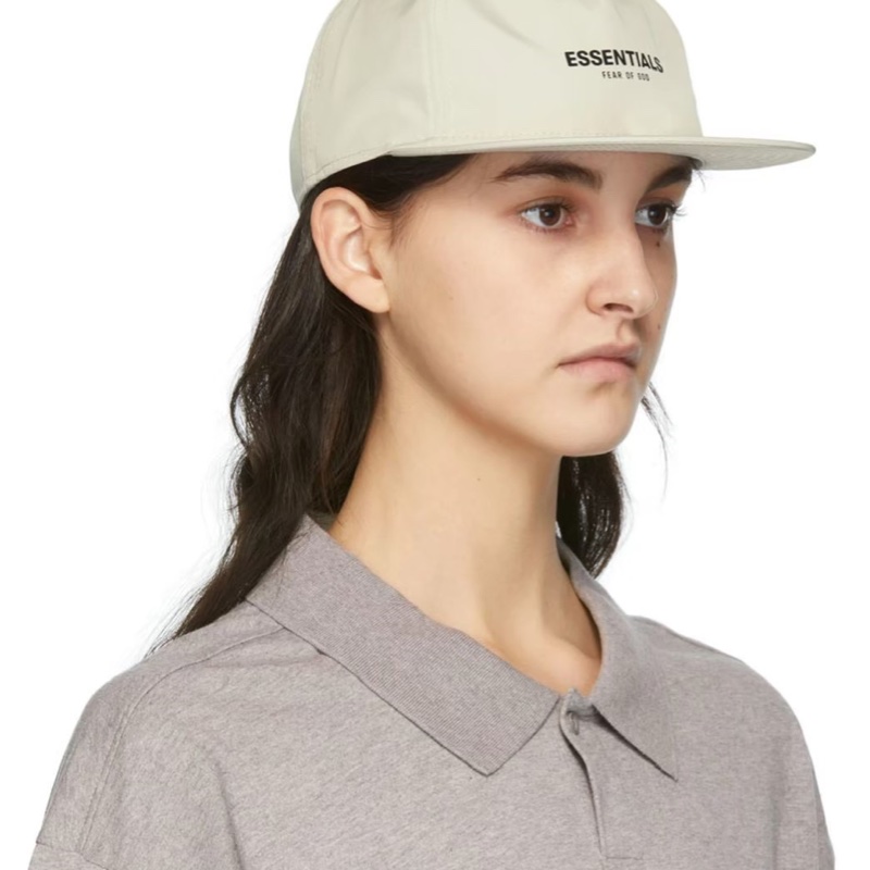 Belilla♥️Fear of God Essentials x New Era 帽子 (米白)-5