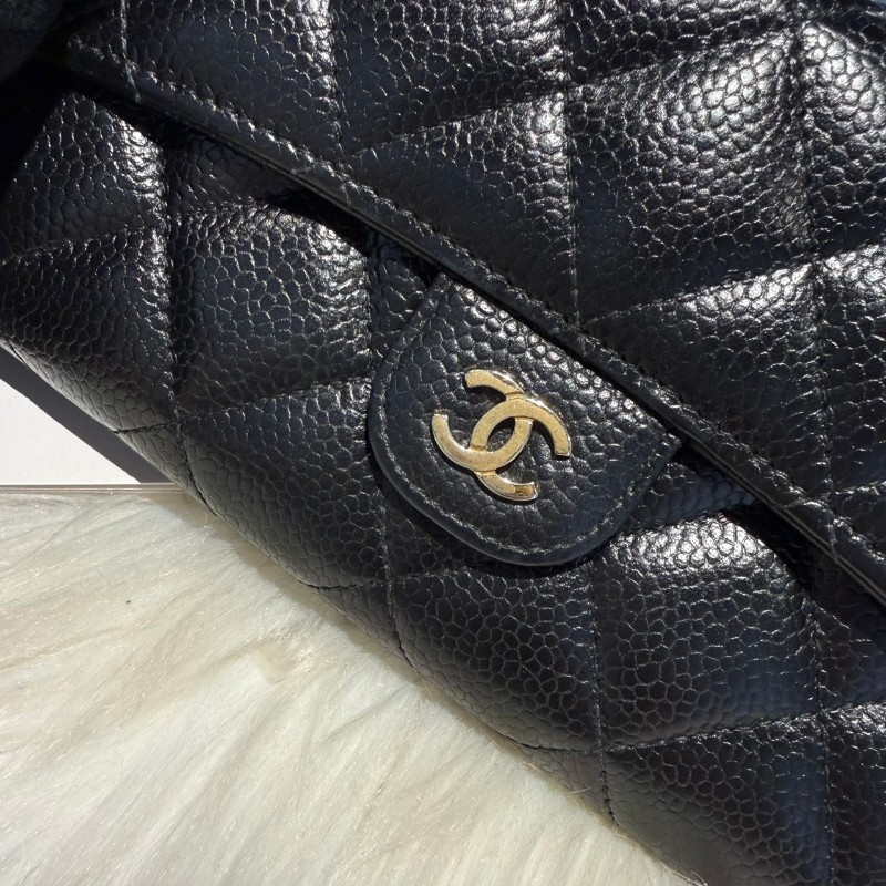 CHANEL 經典CF金釦長夾-8