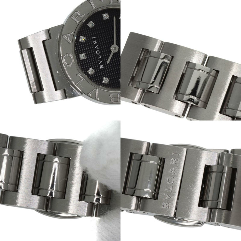 寶格麗 BB26BSS 12 12P 鑽石 手錶 不鏽鋼 SS 女士腕錶-7