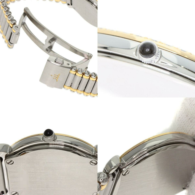 精工 5A70-0210 Credor 錶圈鑽石手錶 不鏽鋼 SSxK18YG 女款 SEIKO-7