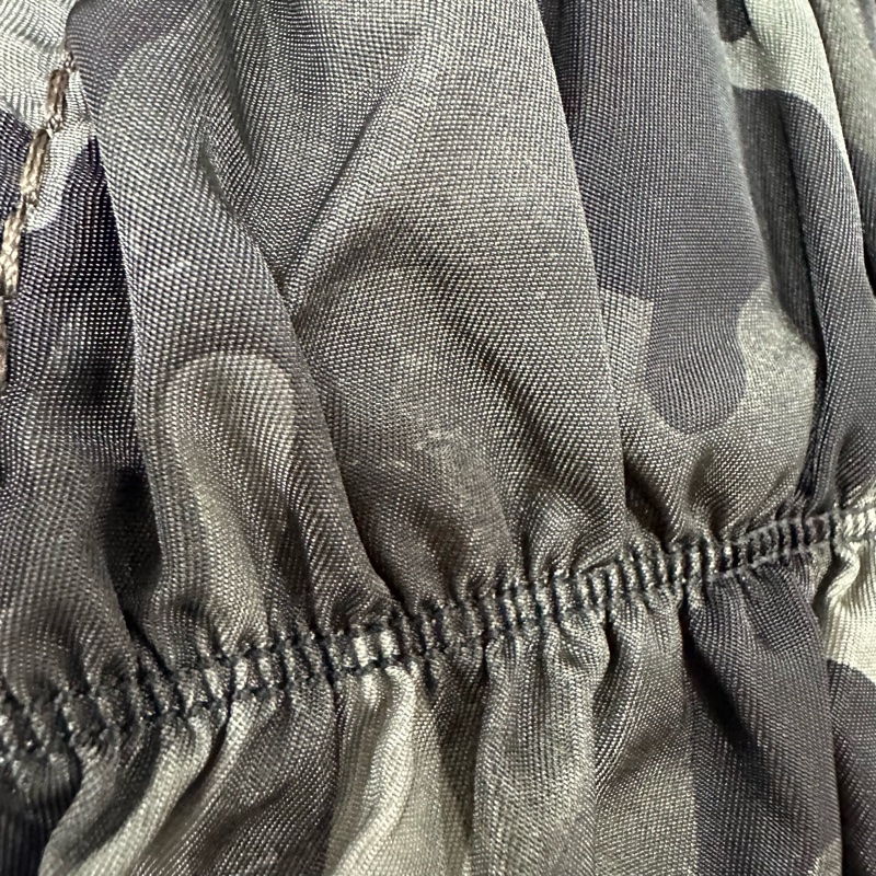 prada BR4586 黑色牛皮迷彩銀釦肩背包-11