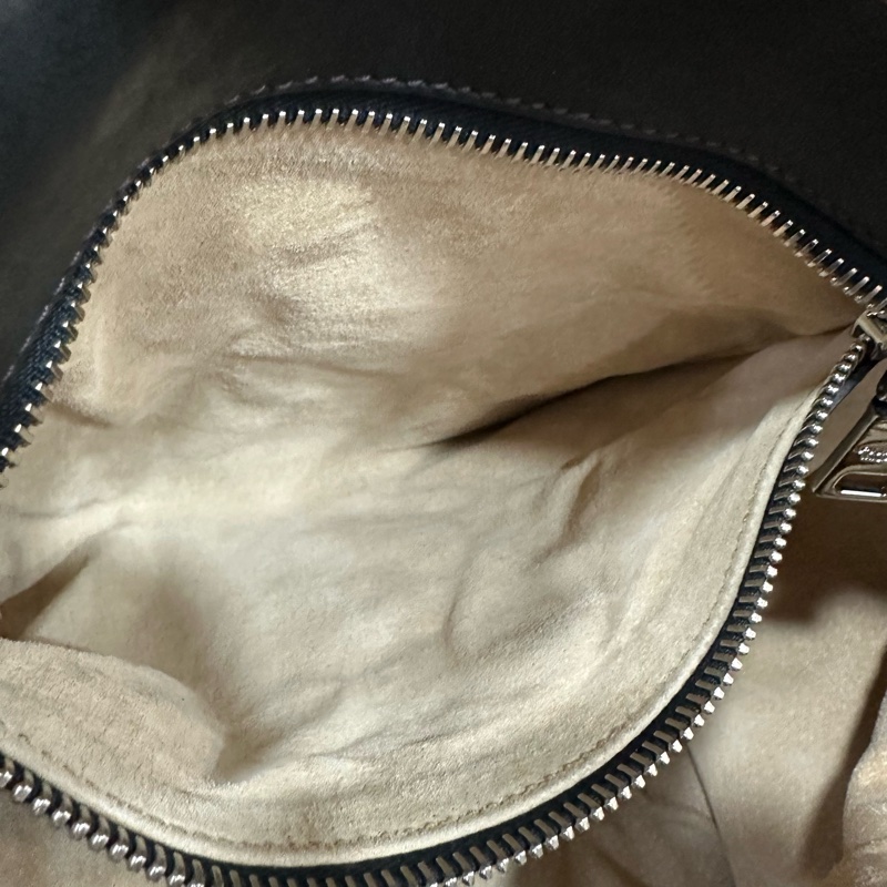 prada BR4586 黑色牛皮迷彩銀釦肩背包-54