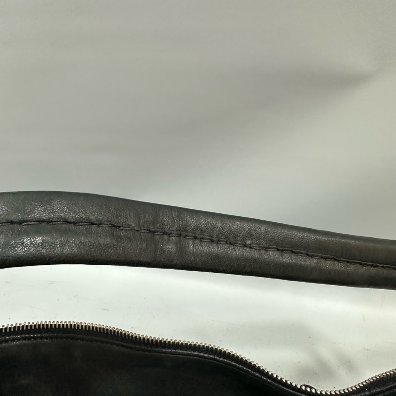 prada BR4586 黑色牛皮迷彩銀釦肩背包-71