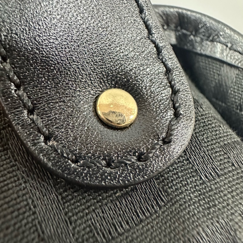 fendi 8BR516 黑色老花拼牛皮肩背包-38